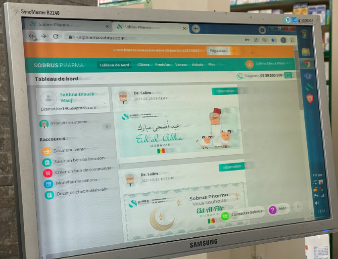 Sobrus Sobrus Pharma vs Meditect — Comparatif logiciel pharmacie